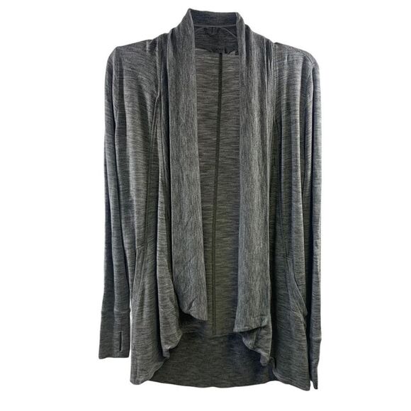 Athleta Gray Waterfall Cardigan Size XXS - Picture 1 of 8